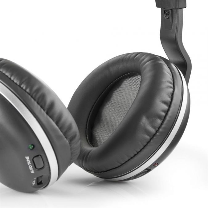Thomson WHP3321BK-UK Rechargeable Optical Wireless Headphones - Audio and TV, Easy Setup
